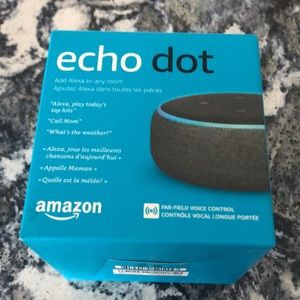 Amazon Echo dot (Brand New, opened box)